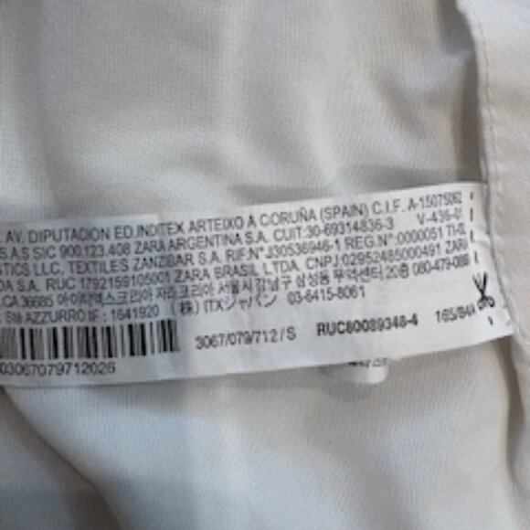 EUC Zara thick viscose backless cross over top/vest sz S - Picture 5 of 7